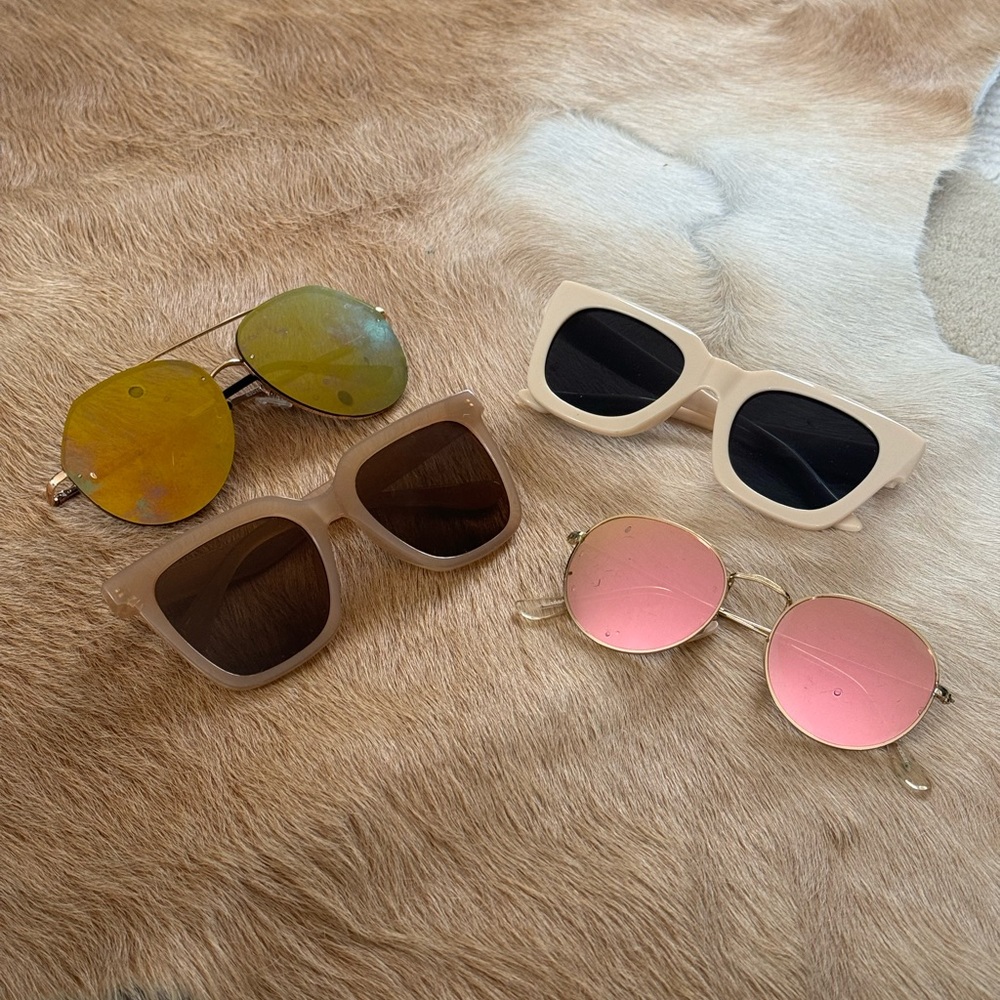 Like new sunglasses - all four together